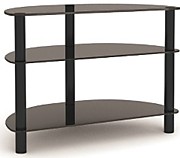 Тумба MD 404 SLIM/ЧЕРН/ДЫМЧ