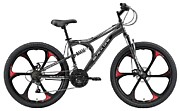 Велосипед Black One Totem FS 26 D FW (серый, черный/26 "/16.0 ")-2020 года (H000017188)