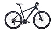 Велосипед Forward APACHE 27,5 2.2 disc (черный, черный матовый/27.5 "/19.0 ")-2021 года (RBKW1M37G028)