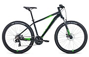 Велосипед Forward APACHE 27,5 2.2 disc (зеленый, черный матовый/27.5 "/19.0 ")-2021 года (RBKW1M37G029)