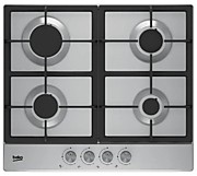 газовая варочная поверхность BEKO HIAG64225 SX (серебристый)