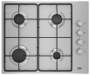 газовая варочная поверхность BEKO HIGG 641C3 SX серый