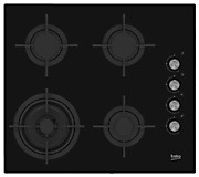 газовая варочная поверхность BEKO HILW 64122 S (черный)