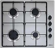 газовая варочная поверхность BEKO HIZG 64120 X (серебристый)