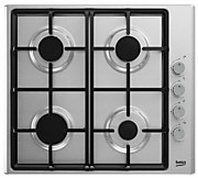 газовая варочная поверхность BEKO HIZG 64125 X (серебристый)
