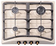 газовая поверхность DE LUXE 5840.00 ГМВ - 050ЧР (БЕЖЕВЫЙ)